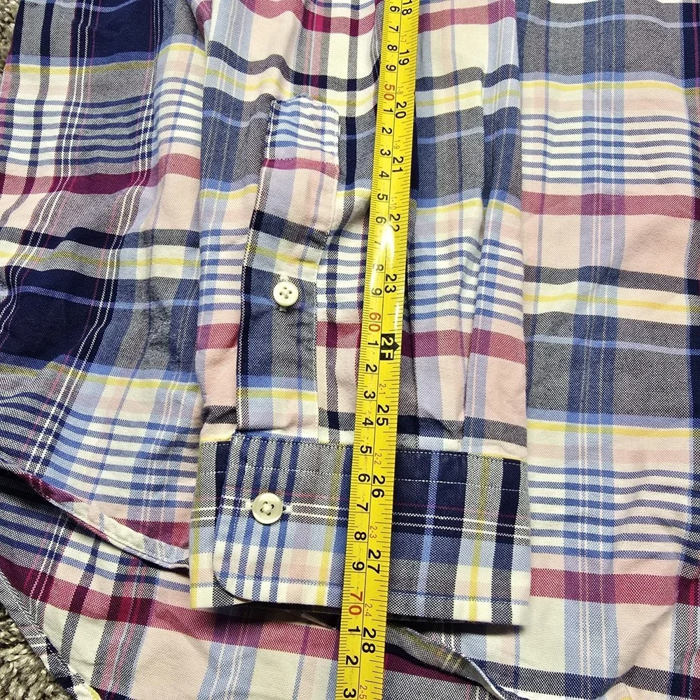 Polo Ralph Lauren Plaid Oxford Long Sleeve Shirt Men Size 2XLT
